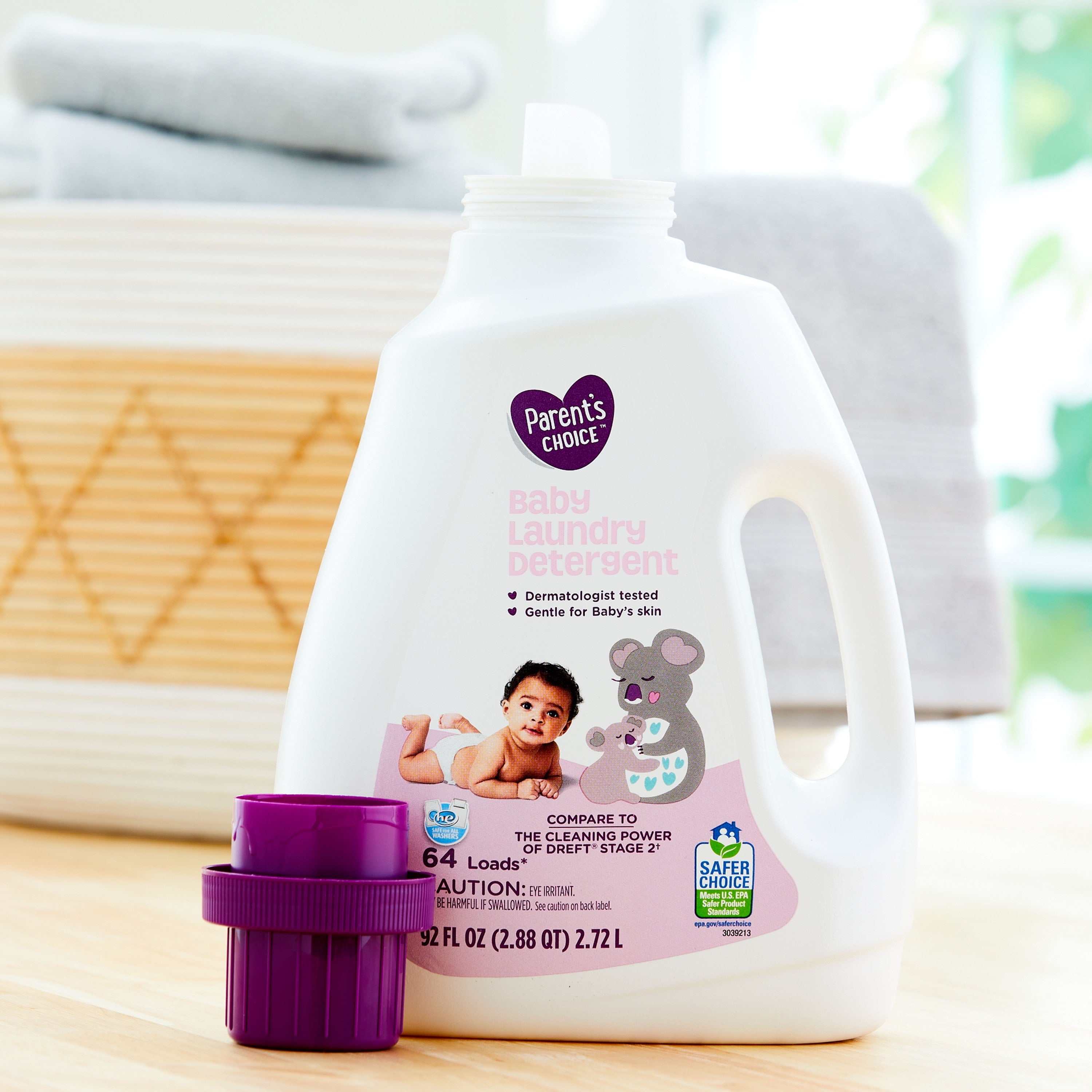 Parent'S Choice Baby Laundry Detergent, 64 Loads, 92 Fl Oz