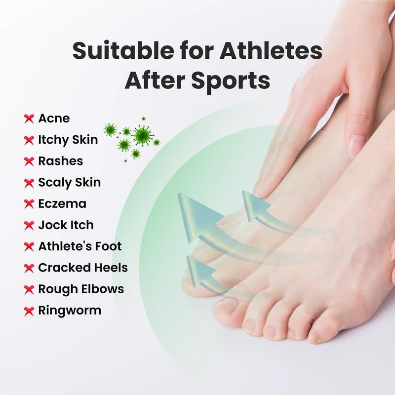 Athletes Foot Treatment Extra Strength - 8.82Oz Foot Cream with Tea Tree Oil & A