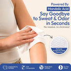 Acidified Travel Deodorant Wipes for Women & Men - 15 Count - Variety Pack - Ph