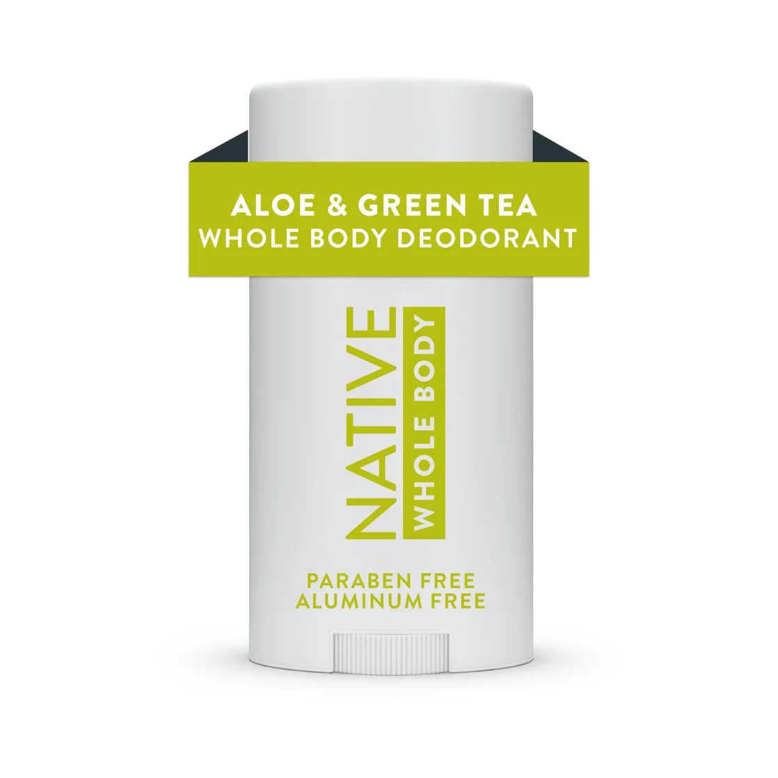 Native Deodorant, Aluminum Free, Aloe & Green Tea Sensitive Whole Body Deodorant 2.4 Oz