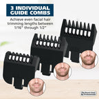 All in One Rechargeable Beard, Mustache, Detail Trimmer for Men, Black, 05644