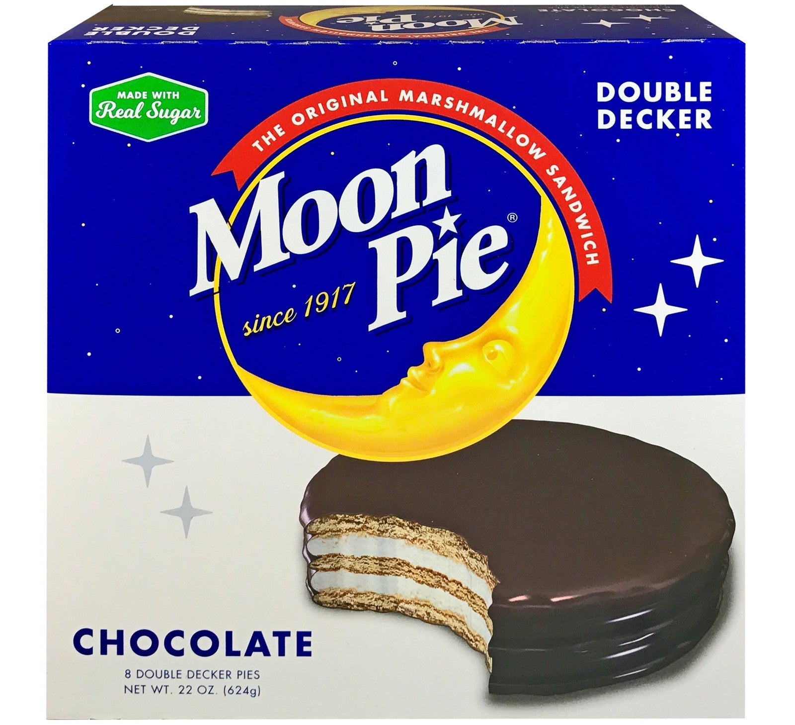 Double Decker Chocolate Marshmallow Sandwich, 22 Oz, 8 Count – a Rich Chocolate