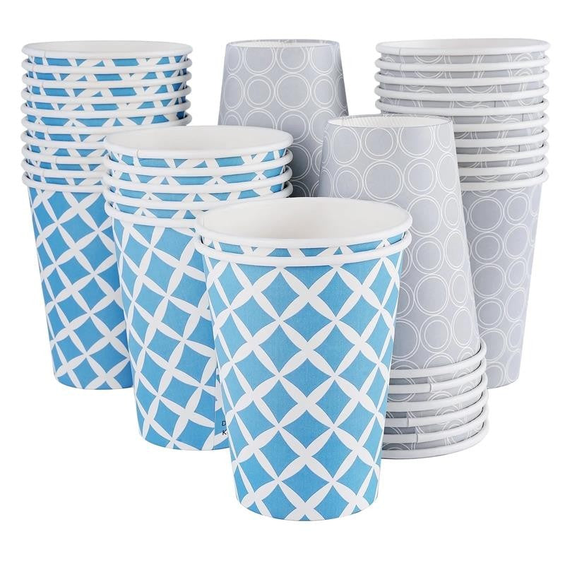 Disposable Paper Cups Eco-Friendly Biodegradable- Large 12 Oz, 28 Count