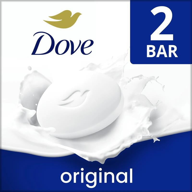 Beauty Bar Soap for Women Original with 1/4 Moisturizing Cream All Skin, 3.75 Oz