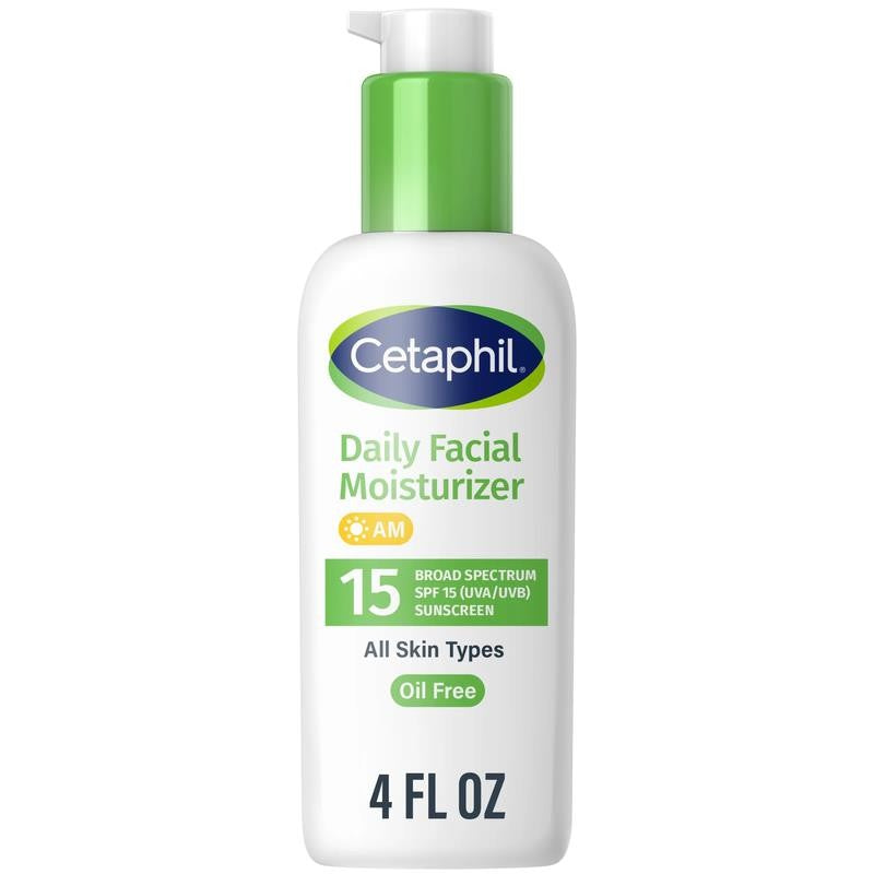Daily Facial Moisturizer with Broad Spectrum SPF 15, 4 Fl Oz