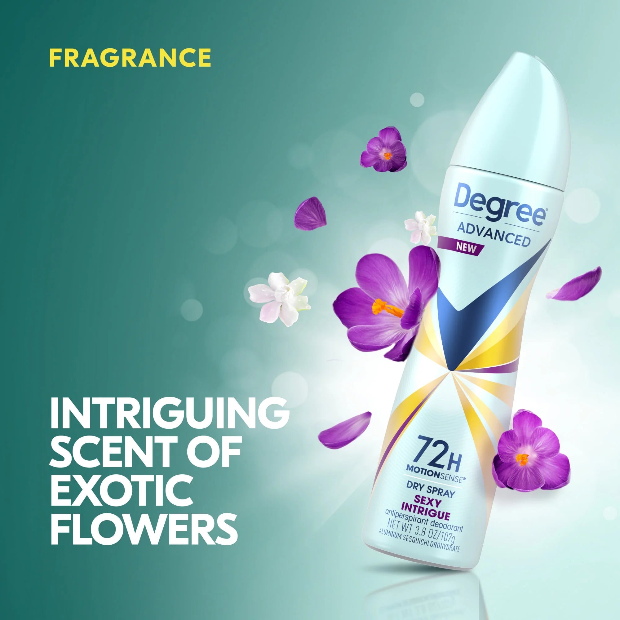 Advanced Long Lasting Women'S Antiperspirant Deodorant Dry Spray Sexy Intrigue, 3.8 Oz