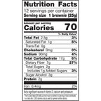 (4 Pack) 70 Calorie Brownies, Chocolate Chip Cookie, 2G Sugar, Value Pack, 12 C