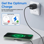 SOLPOWBEN Magnetic Wireless Charger 15W Max Fast Wireless Charging Pad Compatible with Iphone 17/17 Plus/17 Pro Max/16/15/14/13/Se/12 Series (Without AC Adapter) Black