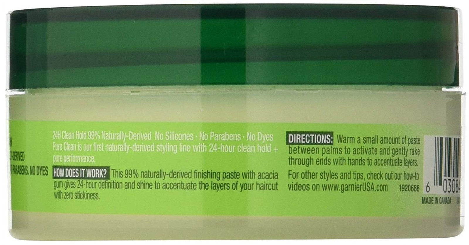 6 Pack - Fructis Style Pure Clean Finishing Paste 2 Oz