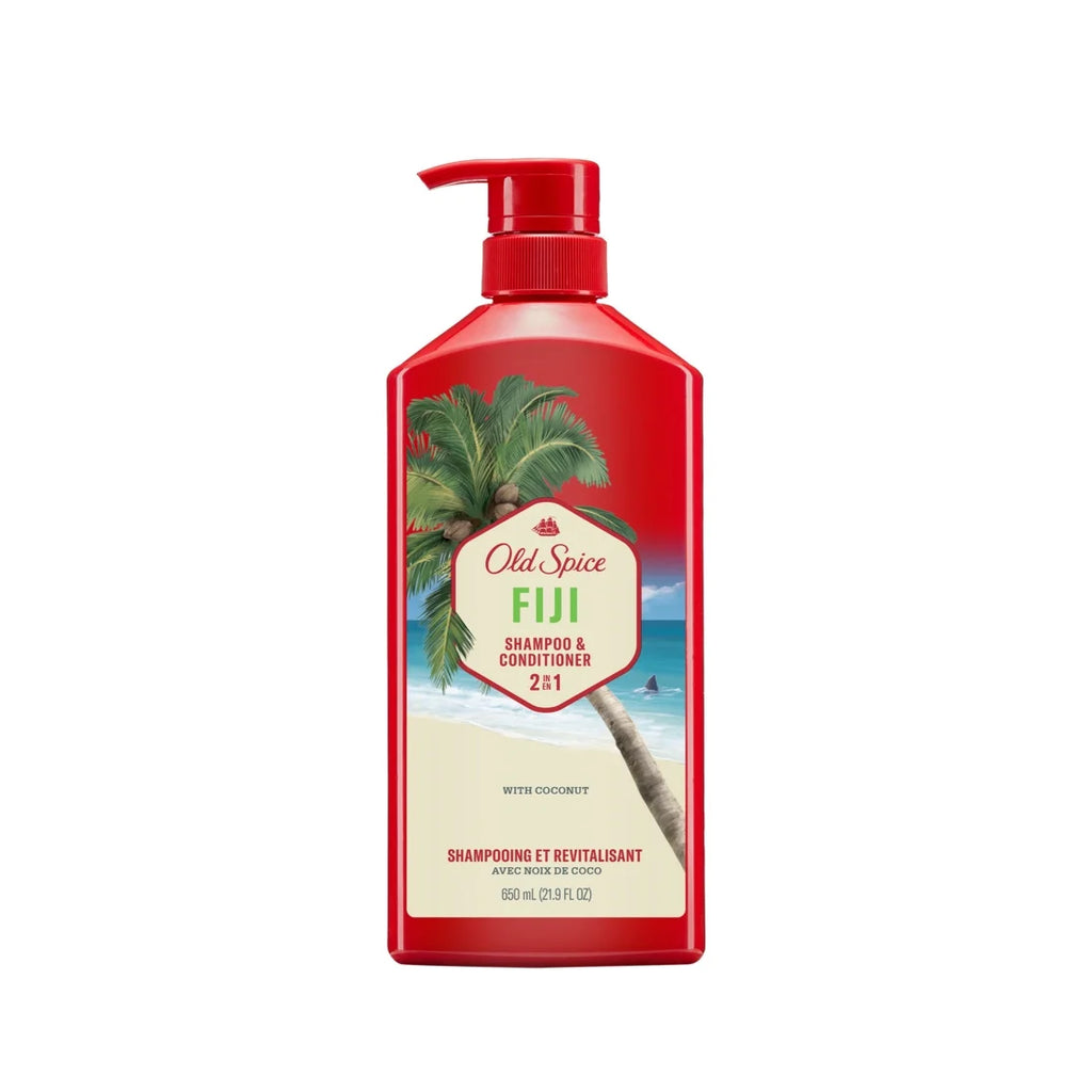 2In1 Mens Shampoo and Conditioner, All Hair Types, Fiji, 22 Fl Oz