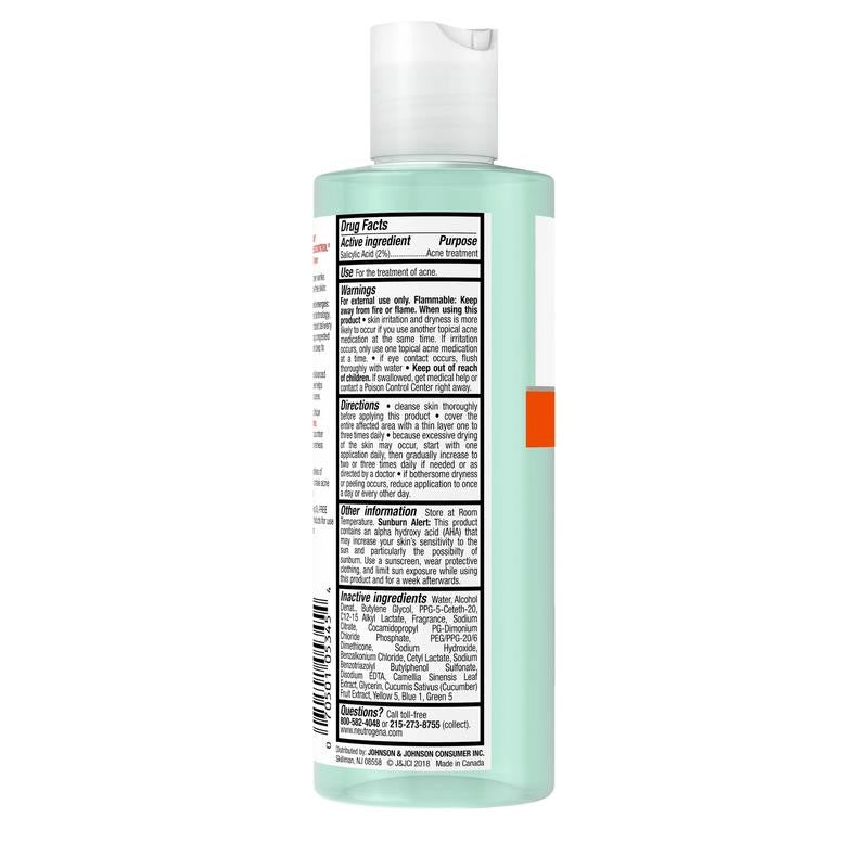Acne-Fighting Facial Toner with 2% Salicylic Acid, 8 Fl. Oz