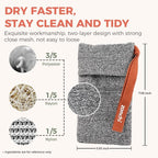 2 Pieces Soap Pouch and Soap Saver Pocket for Use in Shower, Premium Body Scrubb