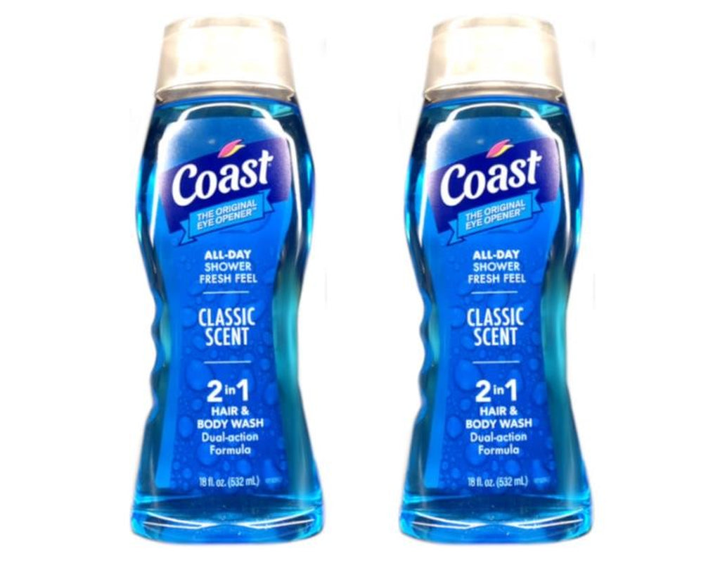 2 Pack Classic Scent Hair & Body Wash 18Oz Each