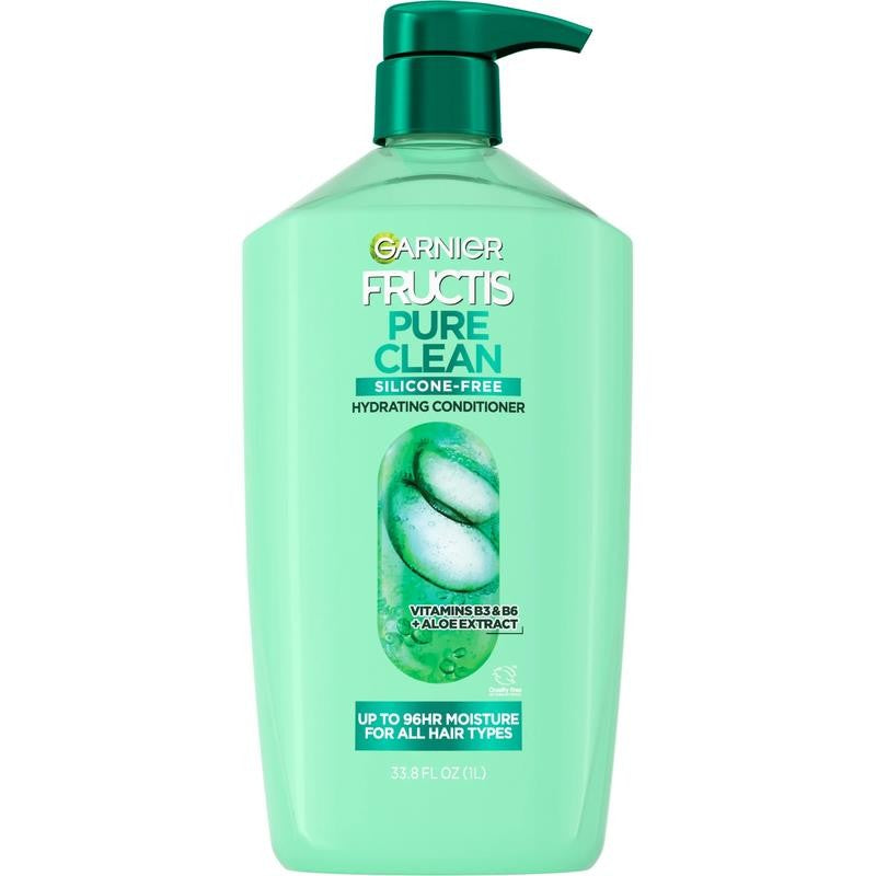 Fructis Pure Clean Hydrating Conditioner with Aloe Extract, 33.8 Fl Oz