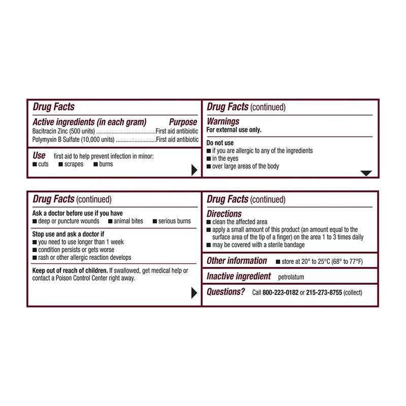First Aid Antibiotic Ointment 0.50 Oz (Pack of 3)