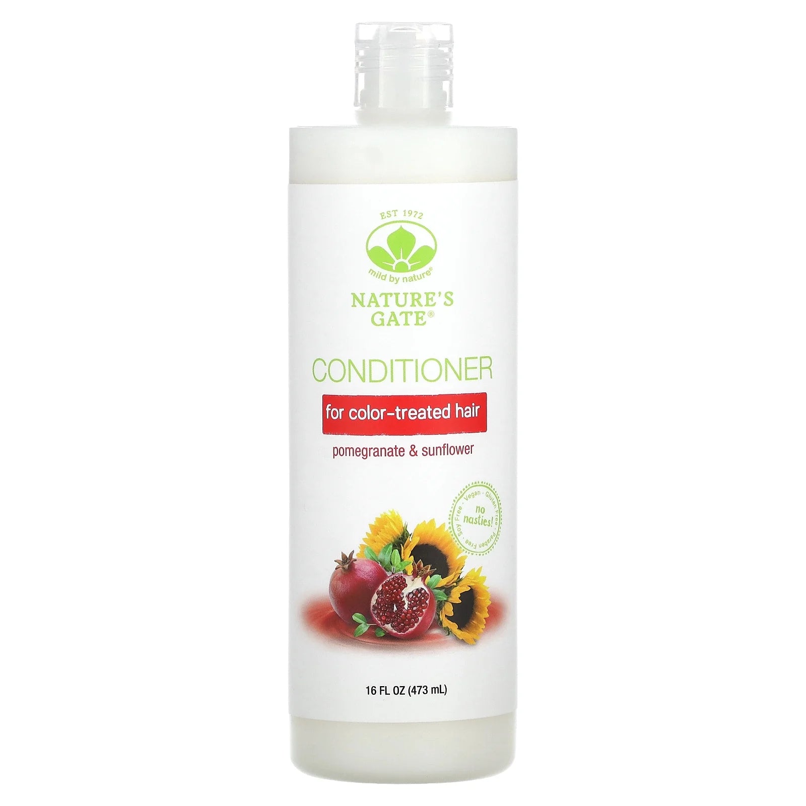 (Nature'S Gate), Pomegranate & Sunflower Conditioner for Color-Treated Hair, 16 Fl Oz (473 Ml)