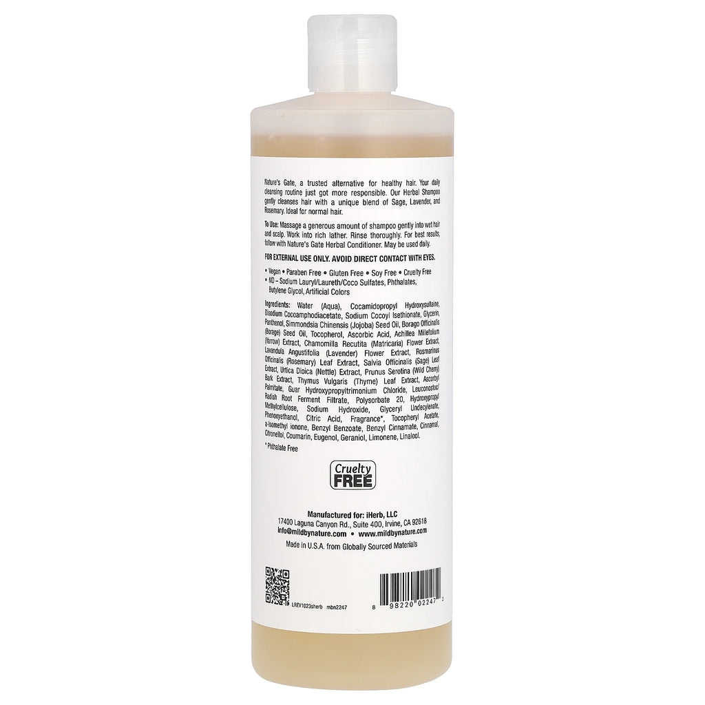 (Nature'S Gate), Herbal Shampoo for Normal Hair, 16 Fl Oz (473 Ml)