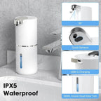 Automatic Soap Dispenser, 13.4Oz/380Ml Sensor Foaming Soap Dispenser Touchless R