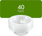 Clear Plastic Bowls 12 Oz Plastic Soup Bowls for Party, BBQ and Events, 80 Pack