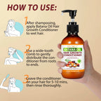 Batana Oil Conditioner for Men and Women Daily Hair Care, for Curly & Straight Hair 300Ml