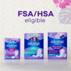 Daily Fresh Thin Panty Liners, Regular Absorbency, Unscented, 162 Count