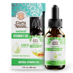 Gurunanda Natural Vitamin E Oil - 5,000 IU - 2 Fl. Oz