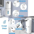Automatic Soap Dispenser, 13.4Oz/380Ml Sensor Foaming Soap Dispenser Touchless R
