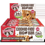Cookie-Fied Big Bar Chocolate Chip Cookie Dough, Plant-Based Protein Bar, Gluten