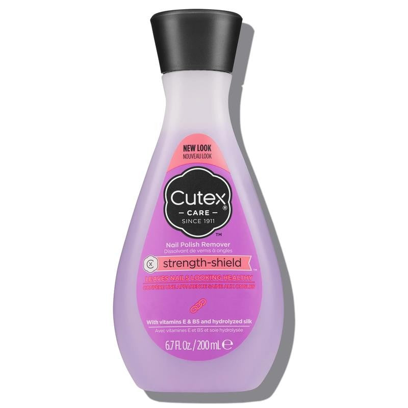 Care Strength Shield Liquid Nail Polish Remover with Vitamin E and B5, 6.7 Fl Oz