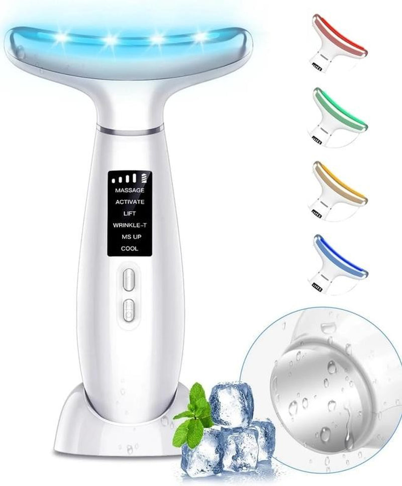 Facial and Neck Beauty Device, Skin Care Face Massager, Multifunctiona