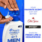 Head and Shoulders Men 2 in 1 Dandruff Shampoo and Conditioner, Old Spice Swagger, 28.2 Fl Oz