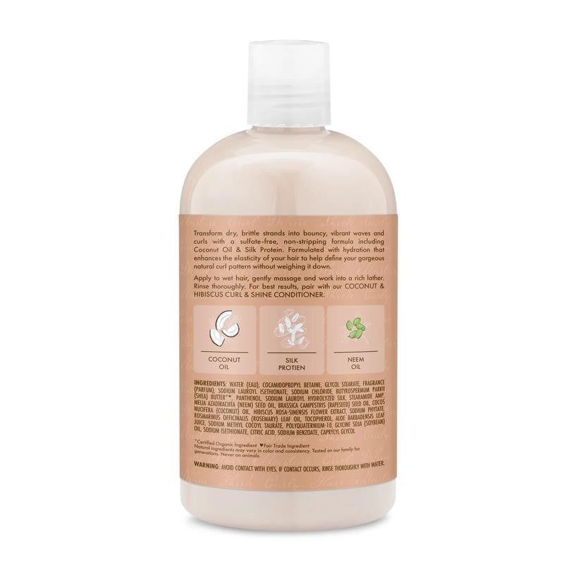 Curl & Shine Moisturizing Shampoo & Conditioner Set Coconut Hibiscus, 13 Oz 2 Co