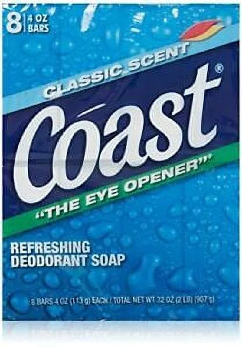 Classic Deodorant Soap 4Oz 8 Bars Count Each