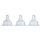 (3 Pack) Parent'S Choice Wide Neck Silicone Nipples, 6+ Months, 3 Pack