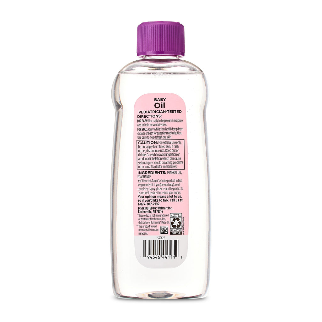 (3 Pack) Parent'S Choice Baby Moisturizing Oil, 14 Fl Oz