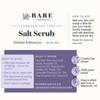 Body Scrub Lavender Tea Tree Sea Salt Scrub 24 Oz