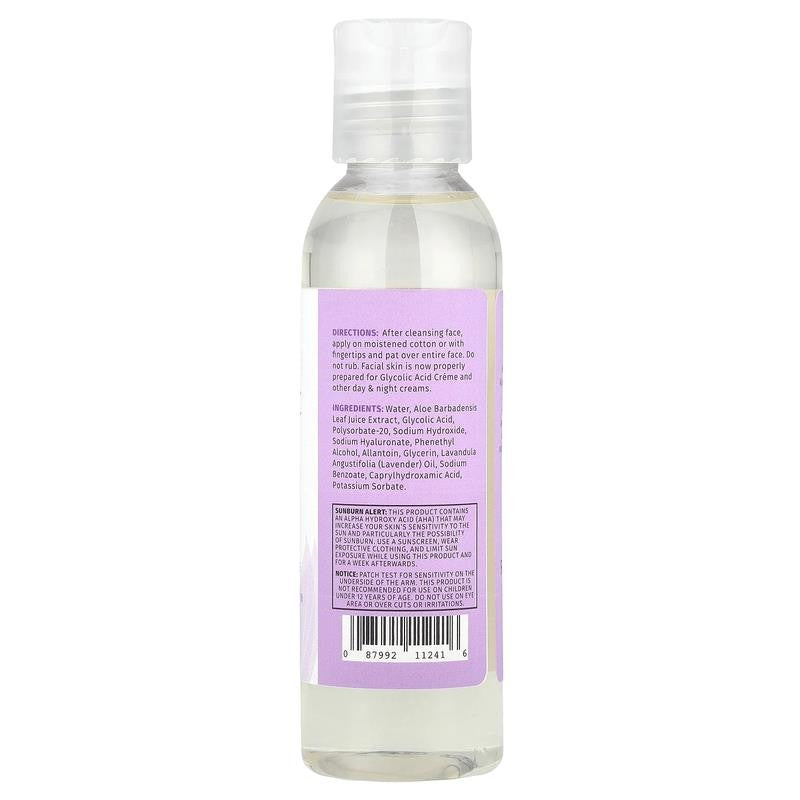 Glycolic Acid Facial Toner 4 Fl Oz Liq
