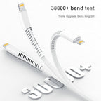 3Pack I Phone Charger Cord 10Ft Long Cable 10 Foot,High Fast/Data Sync 10 Feet Charging Cable Compatible with Iphone 14/13/12/11 Pro Max/Xs/Xr/8/7/6/5S/5/Se Ipad Case