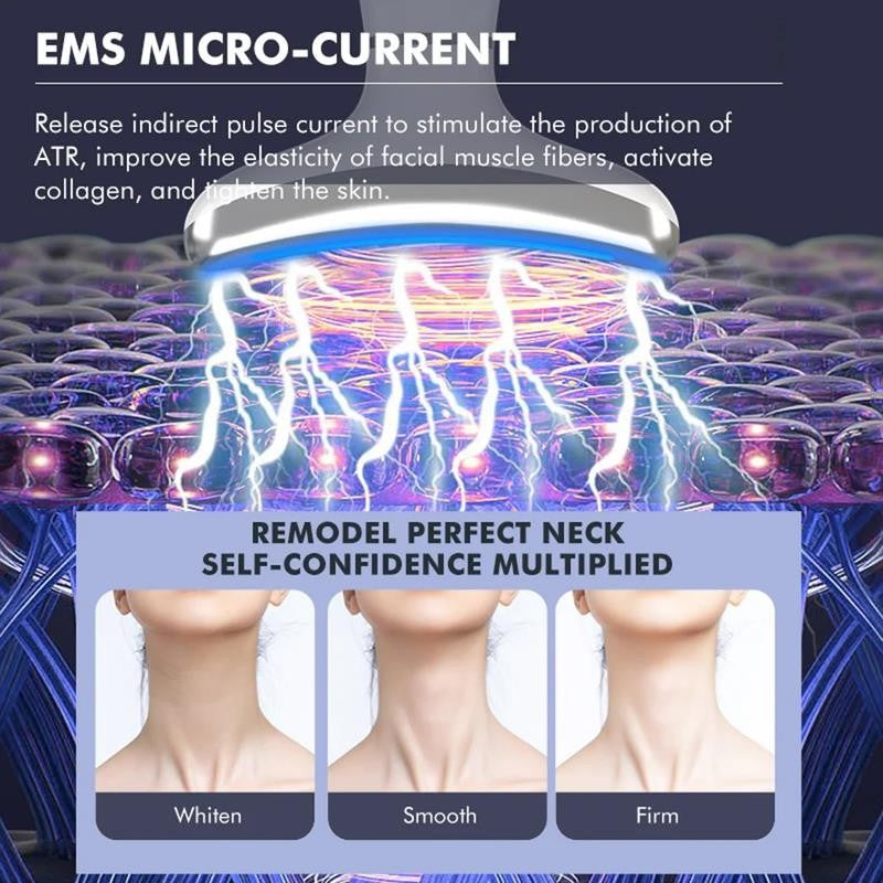 Facial and Neck Beauty Device, Skin Care Face Massager, Multifunctiona