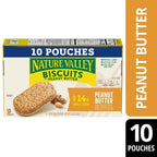 Biscuit Sandwiches, Peanut Butter, Snack Bars, 10 Bars, 13.5 Oz
