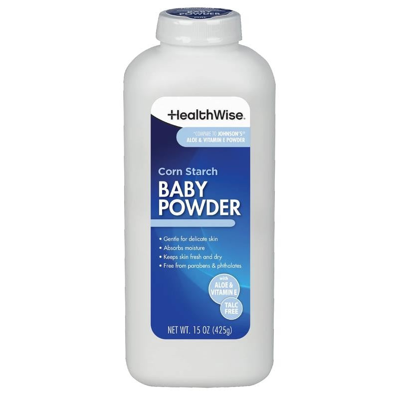 Corn Starch Baby Powder | Aloe + Vitamin E | Talc Free | Paraben & Phthalate Fre