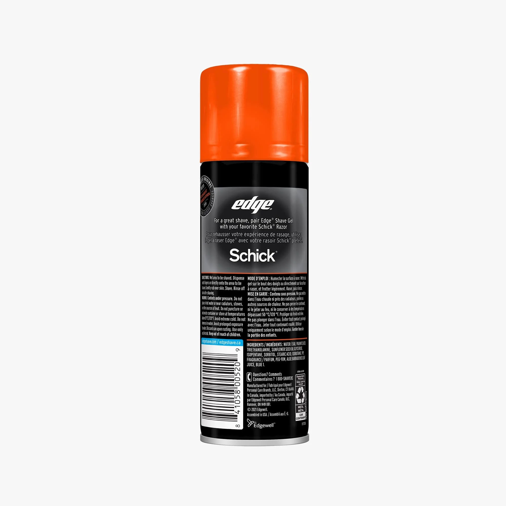 Edge Shave Gel for Men, Sensitive Skin with Aloe, 7Oz (3 Pack) - Shaving Gel for Men That Moisturizes, Protects and Soothes to Help Reduce Skin Irritation