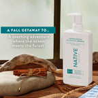 Native Limited Edition Sandalwood & Coastal Breeze 2-In-1 Shampoo & Conditioner 16.5 Oz