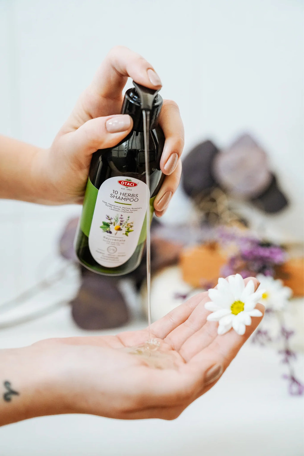 10 Herbs Rejuvenate Shampoo for Bright and Shiny Hair