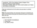 Collagen-Fibre Eye Pads 6 Ct