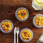 Clear Plastic Bowls 12 Oz Plastic Soup Bowls for Party, BBQ and Events, 80 Pack