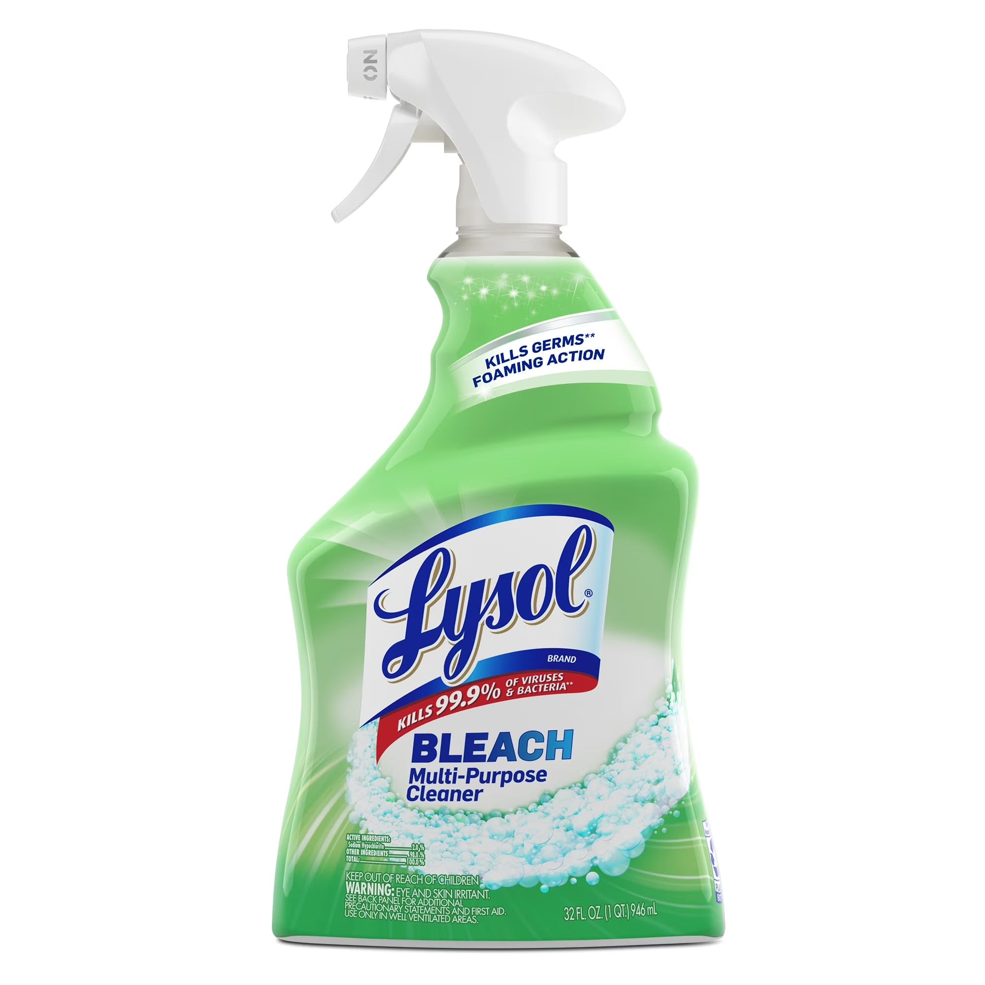 Lysol All Purpose Cleaner with Bleach, 32 Ounce Packaging May Vary
