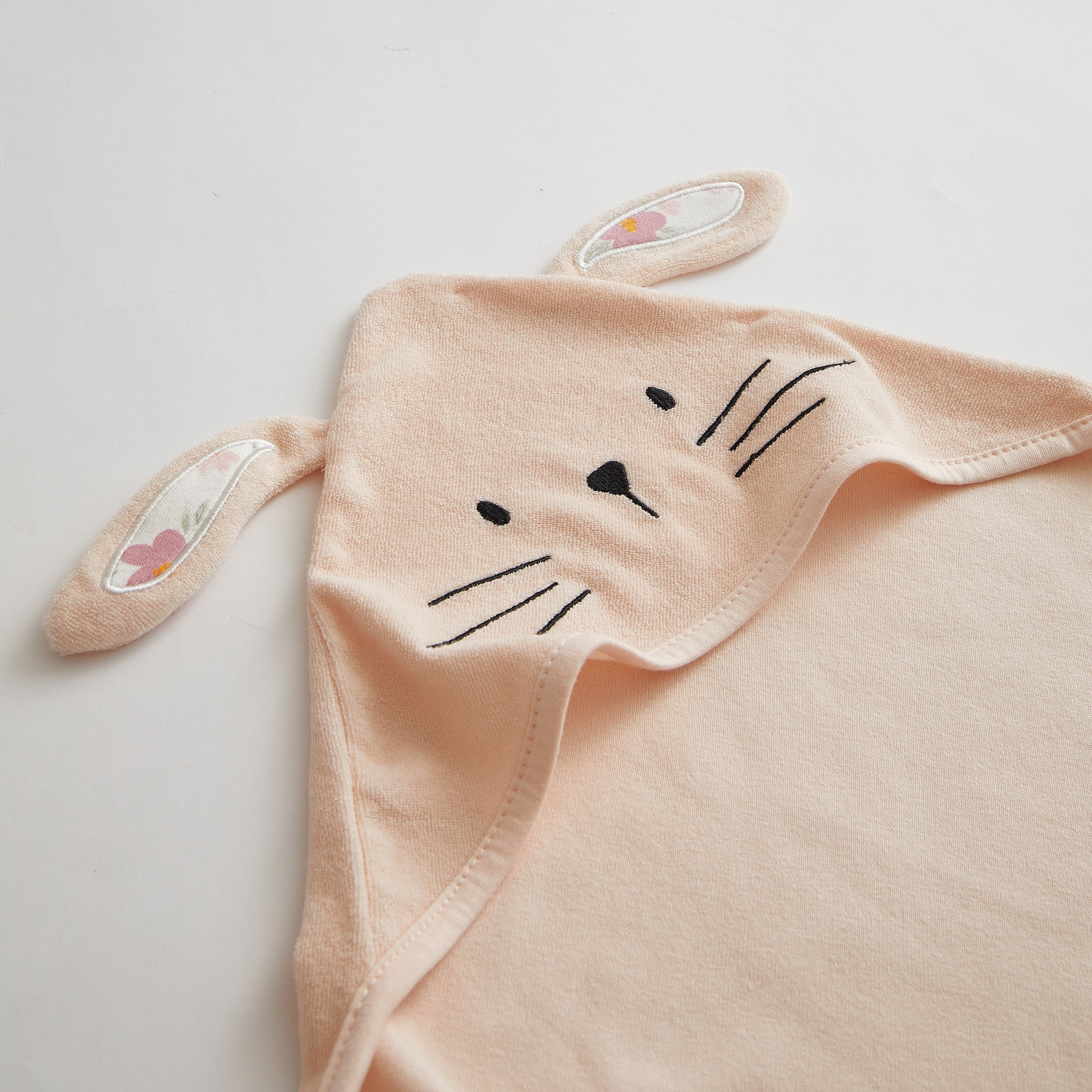 Parent'S Choice 2-Pack 30" X 30" Bunny Hooded Towel