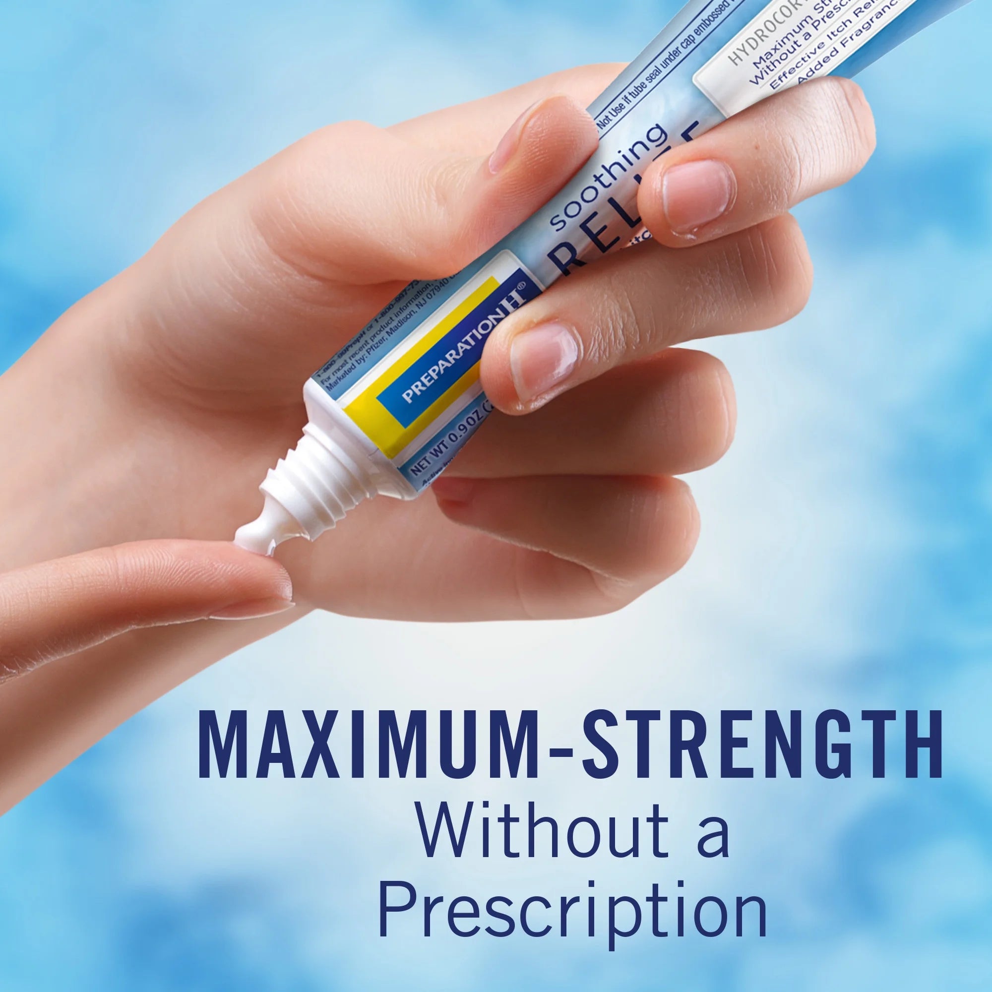 Preparation H Soothing Relief Anti-Itch Cream for Butt Itch Relief, 0.9 Oz