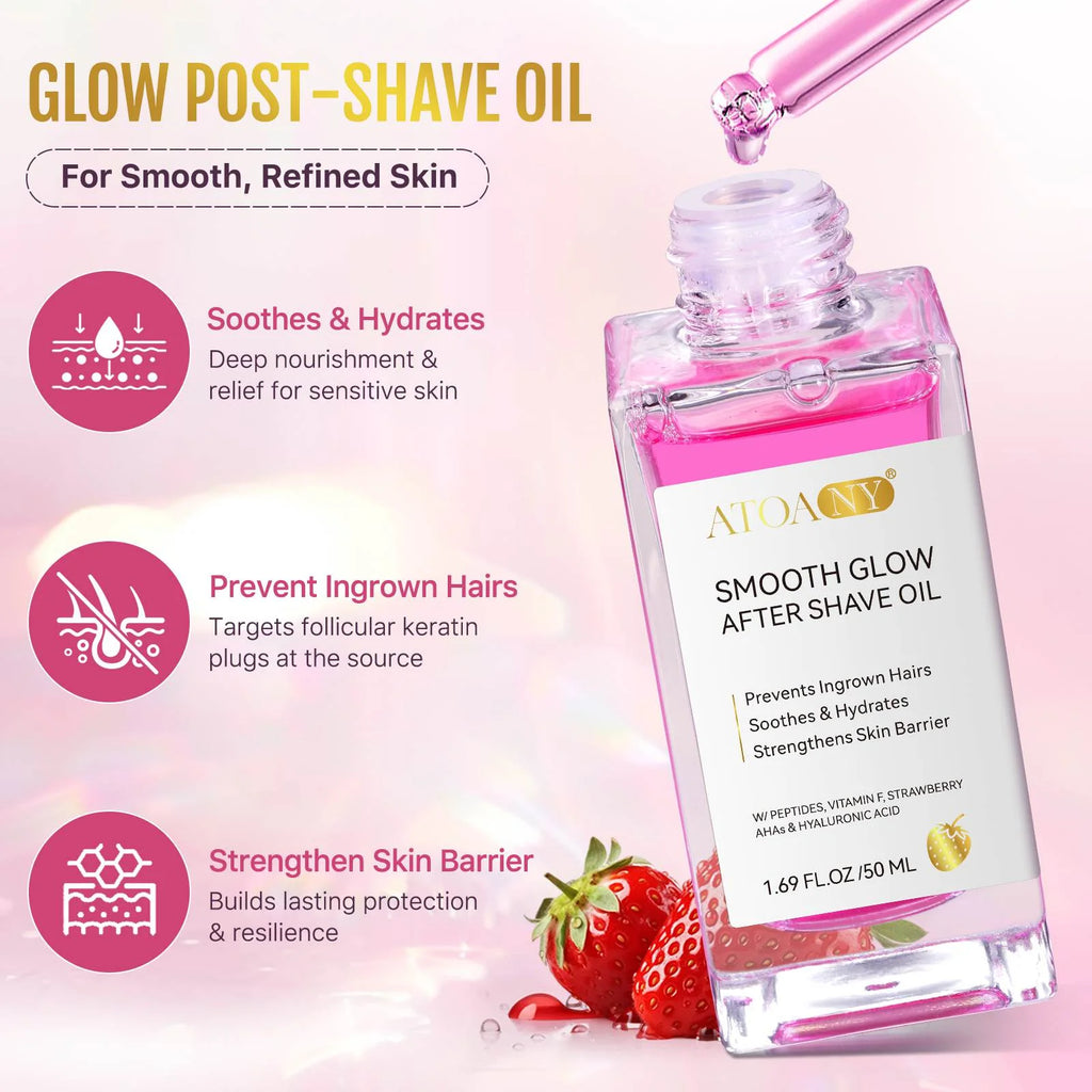 after Shave Oil for Women, Soothing and Moisturizing, Fast Absorption, Irritation-Free, 1.69 Fl.Oz
